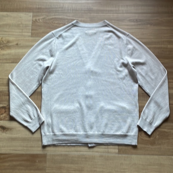 Goodthreads 100% Merino Wool Button Down Cardigan in Khaki Size Large - Picture 6 of 8